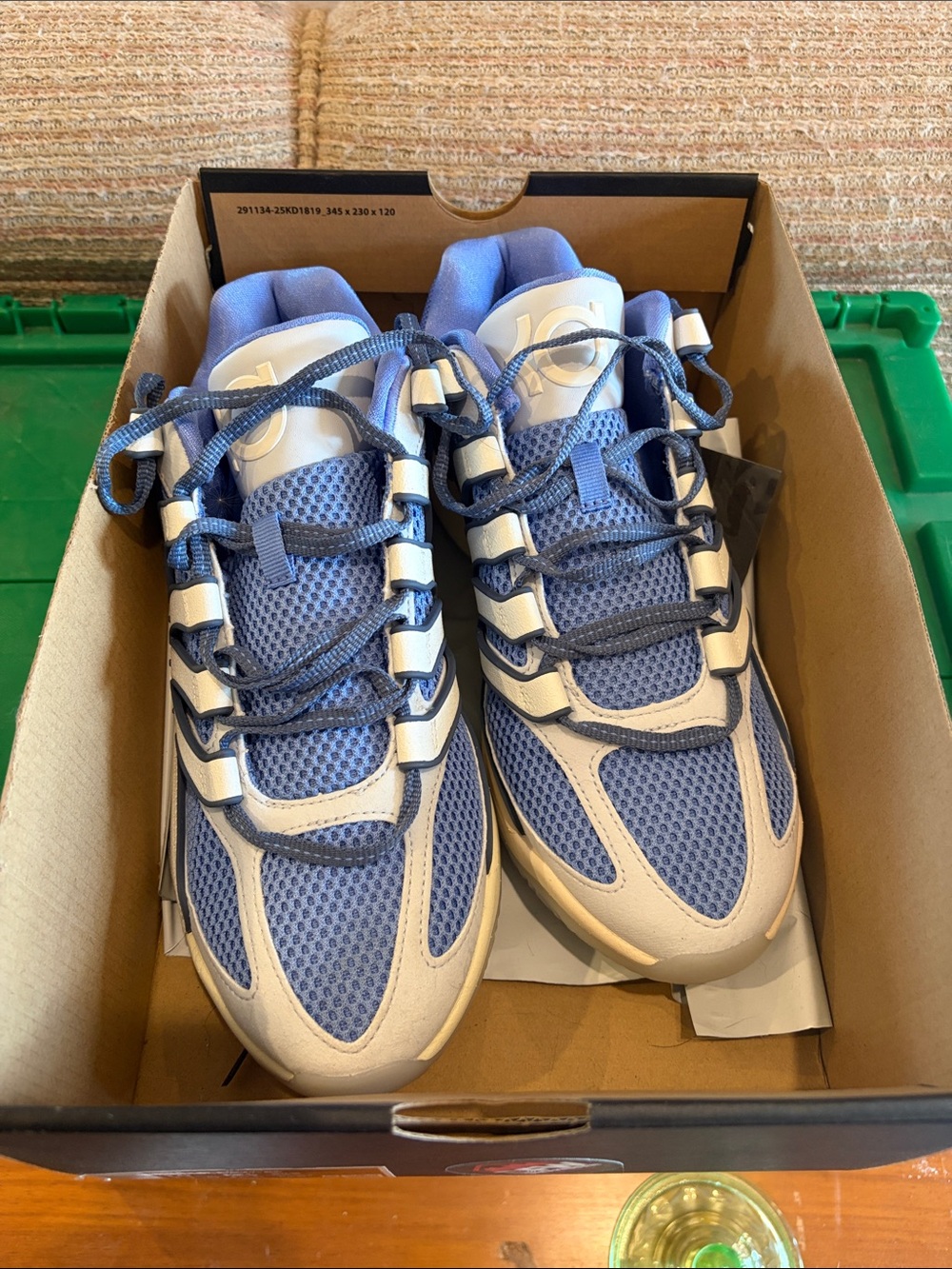 Nike KD 18 Abrasion Resistant Breathable Low Top Basketball Shoes Mens Blue 10